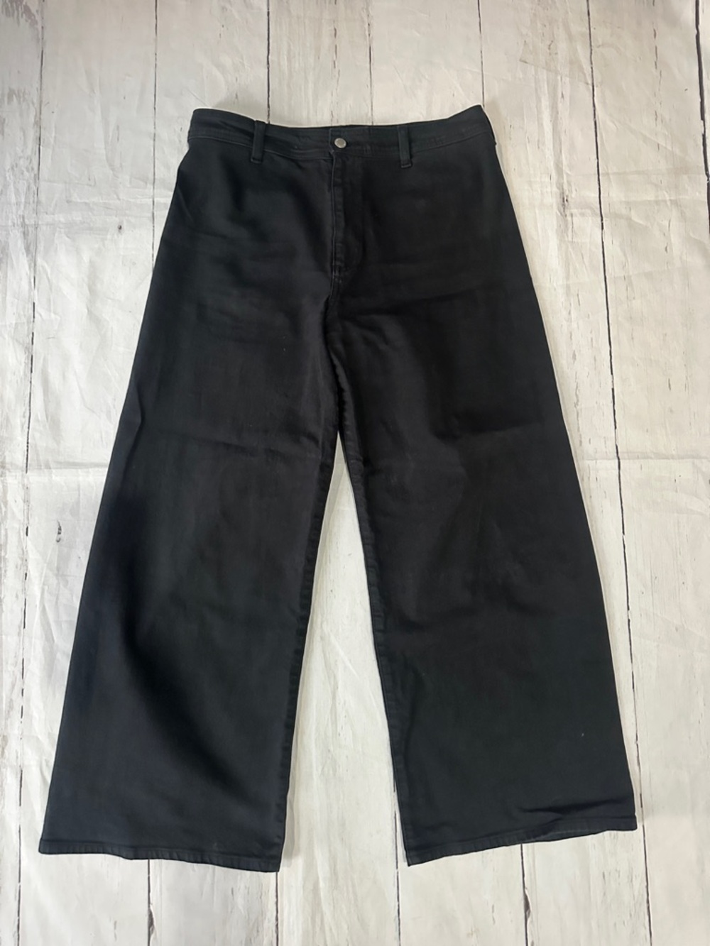 Universal Thread Sailor Black Wide Leg jeans 12 - Picture 7 of 11